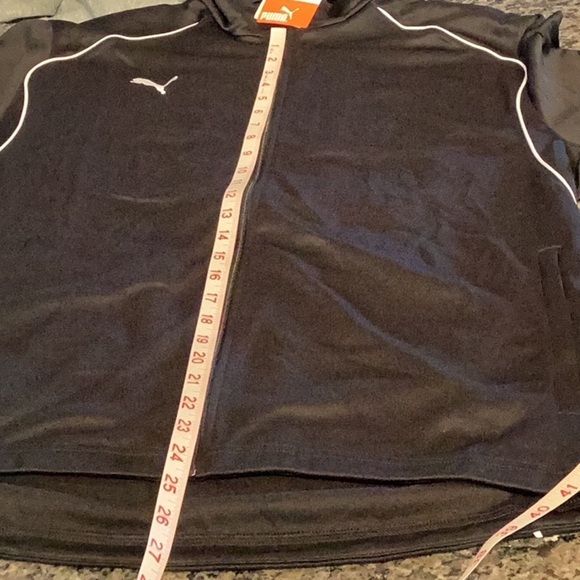 Puma men’s black full zip training jacket NWT L - Picture 9 of 10
